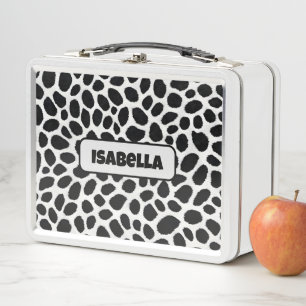 Lunch Box White Leopard Elégante Collection de luxe tendance