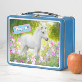 Lunch Box White Pony Unicorn (En situation)