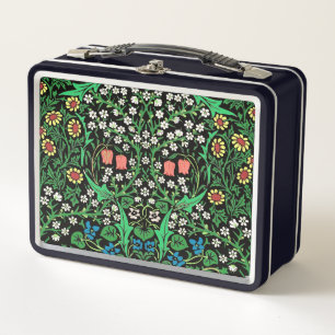 Lunch Box William Morris Jacobean Floral, Blackthorne