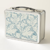 Lunch Box William Morris Wallflower bleu damas floral (Dos)
