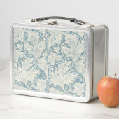 Lunch Box William Morris Wallflower bleu damas floral (En situation)
