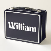 Lunch Box William Name Personnalisé (Dos)
