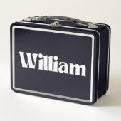 Lunch Box William Name Personnalisé (Devant)