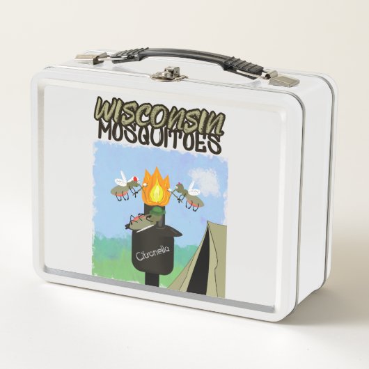 Lunch Box Wisconsin Mosquitoes Cartoon (Devant)