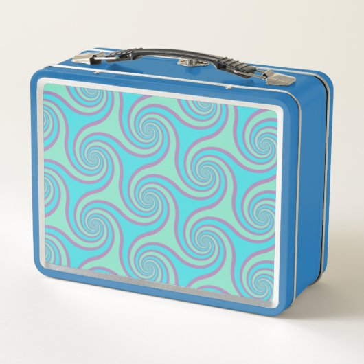 Lunch box with fresh swirled pattern Var01 (Dos)