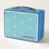 Lunch box with fresh swirled pattern Var01 (Devant)