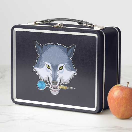 Lunch Box Wolf aux fléchettes avec Dart (En situation)