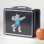 Lunch Box Wolf comme Bodybuilder avec les gros bras supérieu (En situation)