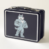 Lunch Box Wolf comme Bodybuilder extrême (Dos)
