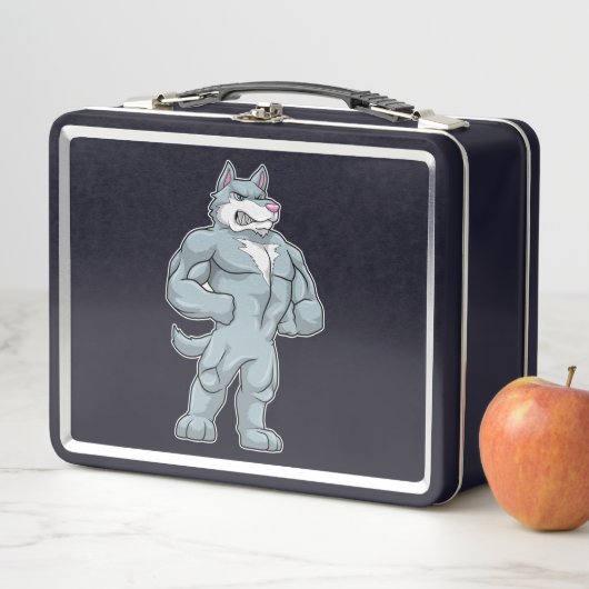 Lunch Box Wolf comme Bodybuilder extrême (En situation)