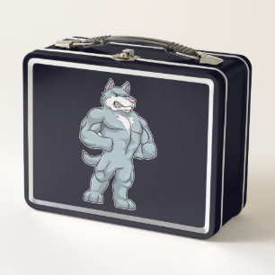 Lunch Box Wolf comme Bodybuilder extrême