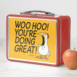 Lunch Box WOO HOO! YOU'RE DOING GREAT! Sandra Boynton
