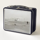 Lunch Box Wright Brothers Flyer First Plane Flight Aviation (Devant)