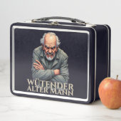 Lunch Box Wütender Alter Mann - Dessin-Illustration (En situation)