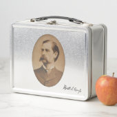 Lunch Box Wyatt Earp Portrait et signature (En situation)