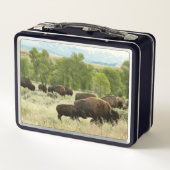 Lunch Box Wyoming Bison Nature Animal Photographie (Dos)