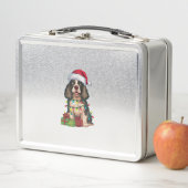 Lunch Box Xmas Lighting Santa Hat (En situation)