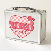 Lunch Box XOXO | Coeur rose mignon et amoureux (Dos)
