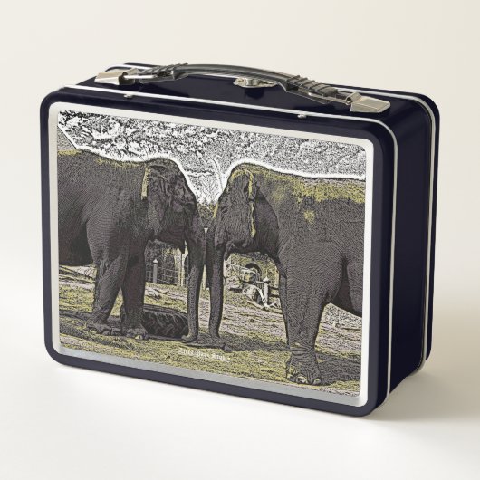 Lunch Box Yeux éléphants (Dos)