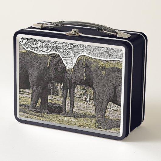 Lunch Box Yeux éléphants (Devant)