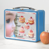 Lunch Box Yeux plus gros que la Lunette Bleue Stomach (En situation)