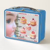 Lunch Box Yeux plus gros que la Lunette Bleue Stomach (Devant)