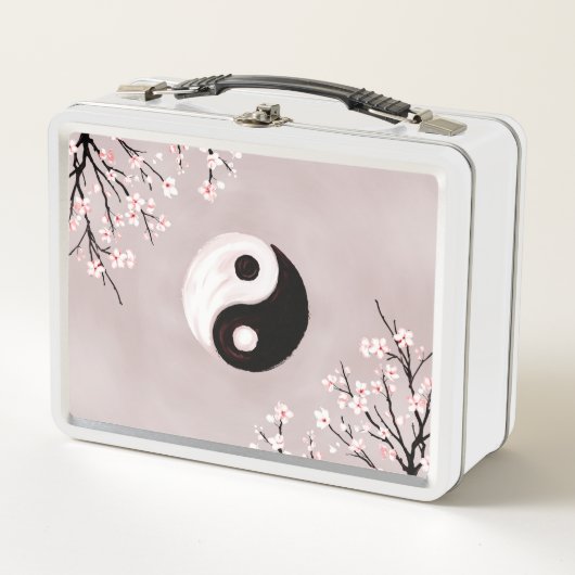 Lunch Box Yin Yang and Sakura Blossom (Devant)