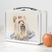 Lunch Box Yorkshire Terrier Peinture - Cute Original Chien A (En situation)