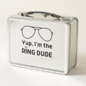 Lunch Box Yup Im l'anneau mec drôle enfants filles garçons (Dos)