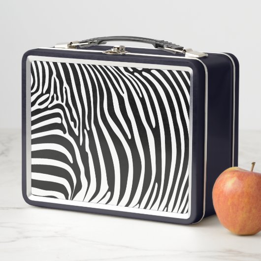 Lunch Box Zebra Animalprint (En situation)