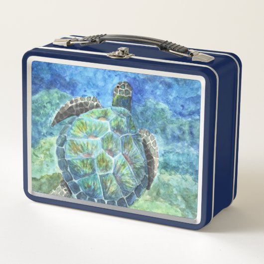 Lunch box - Zee schildpad #2 (Voorkant)