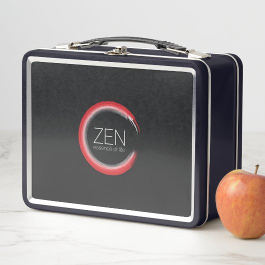 Lunch Box Zen rouge (En situation)
