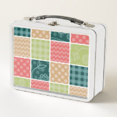 Lunch Box Zigzag, Chevron, En vichy, Pois, Patchwork (Devant)