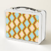 Lunch Box Zigzags et diamants Art Abstrait (Dos)