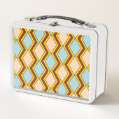 Lunch Box Zigzags et diamants Art Abstrait (Devant)