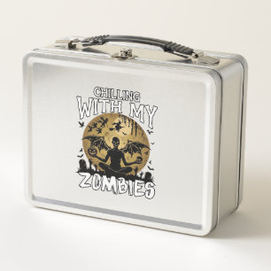 Lunch Box Zombies glaçants Halloween Démon ailé Lune Tombe
