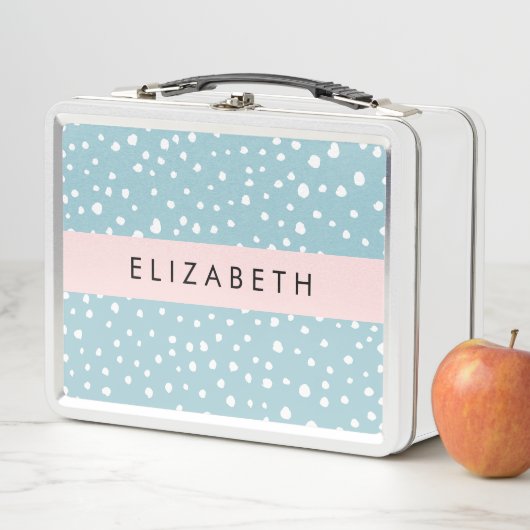 Lunch Box Zones Dalmatiennes Bleues, Points Dalmatiens, Votr (En situation)