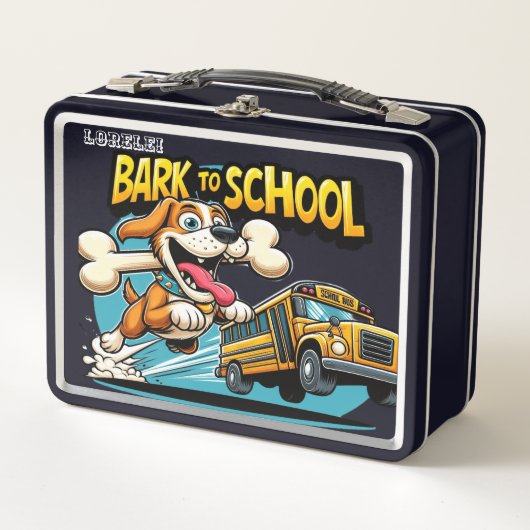 Lunch Box Zooming Chig School Bus Lunbox (Devant)
