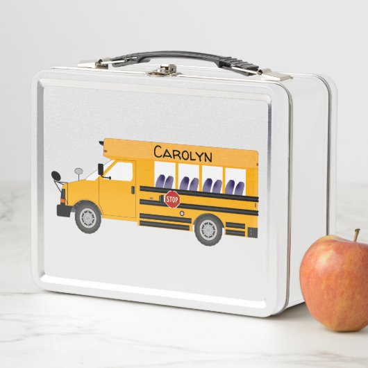 Lunch Boxes van het kind School Bus Lunchboxes (In situ)