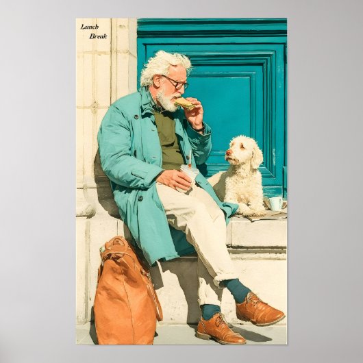 Lunch Break Poster (Voorkant)