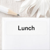 Lunch Labels (Insitu)