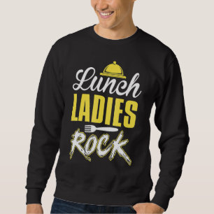 Lunch Ladies Rock Lunch Lady Squad Terug naar scho Trui