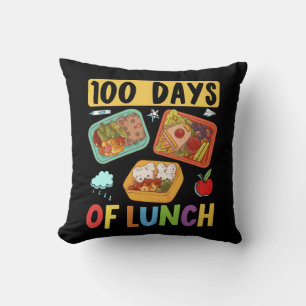 Lunch Lady 100 dagen van Lunch Lunch Lady Kussen