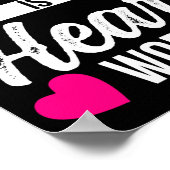 Lunch Lady Being A Lunch Lady Is Heart Work Lunch Poster (Hoek)