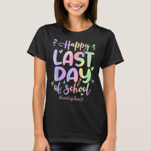Lunch Lady Boss Happy Laatste dag van school Tie D T-shirt