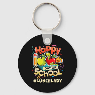 Lunch Lady Happy 100ste schooldag Sleutelhanger