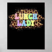 Lunch Lady leraar Funny Easter Day Lunch Lady Poster (Voorkant)