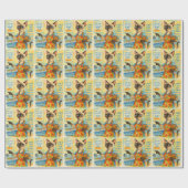 Lunch Lady Life Coach for Cat Lovers Cafeteria Cadeaupapier (Vlak)