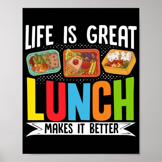 Lunch Lady Life maakt het beter Poster (Voorkant)