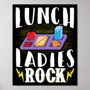 Lunch Lady Lunch Dames Rock Lunch Lady Poster